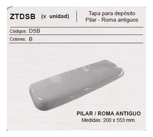 Roma Tank Lid Ztdsb Ferrum Rep-TD-024-BL 1