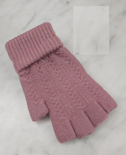 Pink Fingerless Gloves / Youthful Fashion 2023 4