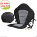 Acolchado Ajustable Asiento Kayak + Mochila Desmontable Cano 4