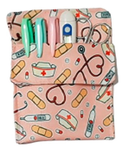 Set of 6 Pocket Protectors Nursing Pharmacy Medical Mixed Prints 4
