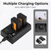 K&F Concept Dual NP-FW50 Battery and Charger for Sony Alpha and Sony ZV-E10 4