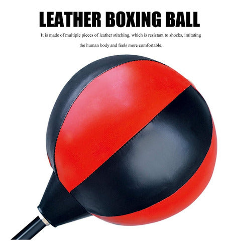 Explorer Fan Punching Ball Niño Juego Práctica Boxeo Base Inflador Guantes 6