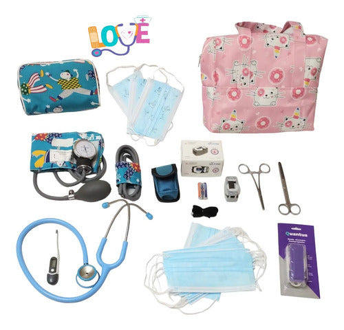 Silfab Pediatric Kit - Oximeter/ Blood Pressure Monitor/ Stethoscope 1