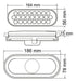 Faro Baiml 3010e Led Electrónico Oval Bipolar Camión Trailer 3