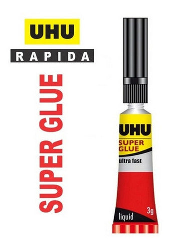 UHU Super Glue X 3g Adhesivo Instantáneo X12 Ar1 42400 1