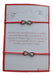 Red String Infinity Bracelets for Couples, Partners 0
