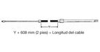 Cable De Direccion De 3,35m De Vaina Para Caja Fayva 1000 4