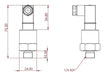 Intor Pressure Transmitter 0-10 V Thread 1/4BSP 0-50BAR 1