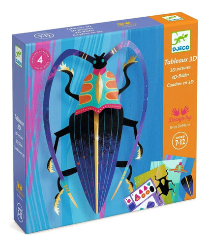 Djeco 3D Insect Craft Kit for Ages 7 to 12 - DJ09449 0