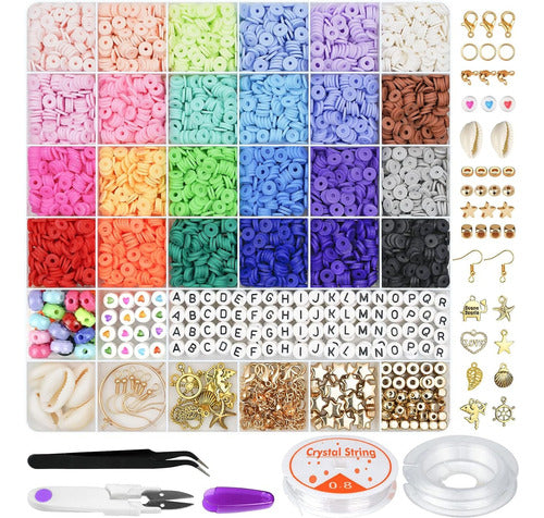 Foxy 6000 Clay Beads, Bracelet Making Kit 0