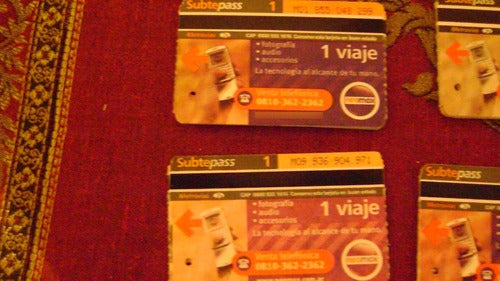 Tarjetas Subtepass La Quiniela Neo Max 6 Motivos Serie 96 3