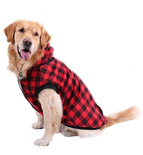 Pawz Camisa De Cuadros De Perro A Cuadros Abrigo Con Capucha 0