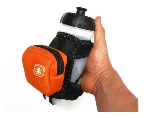 NoAf Handheld Water Bottle Holder with Pocket for Running and Cycling 26