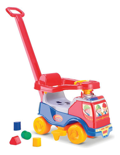 Cardoso Toys Baby Buggy Walker with Guide and Stacking Blocks 2