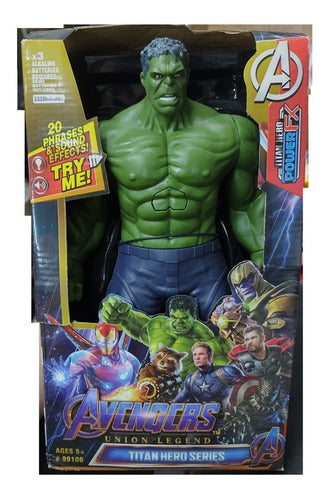 Avengers Hulk Doll with Light and Sound 28cm Cotillo Chirimbolos 0