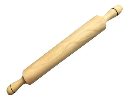 Rolling Pin 40 cm Wood Kitchen Dough Roller - Palote 0