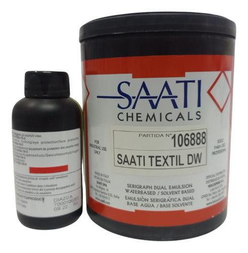 SAATI Emulsion Diazo Serigrafia Schablon Shablon 0