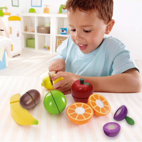 Airlab Wooden Food Toy Set for Kids, Fruits and Vegetables 5