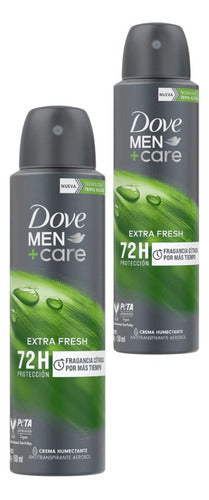 Dove Men + Care Extra Fresh 72h Antiperspirant Deodorant Kit X2 0