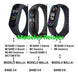 Miaband Pack of 4 Silicone Bands for Xiaomi Mi Band 3, 4, 5, 6, and 7 5