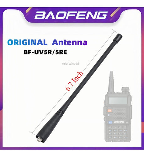 Baofeng Antena Handy Original UV-5R UV-82 UV-9R VHF UHF FM 2