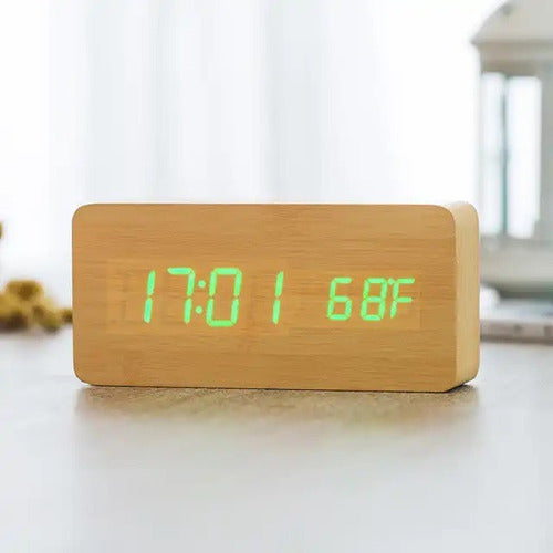 Wooden Clock Alarm Clock D12-1 5