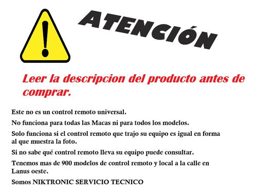 Control Remoto Aire Acondicionado Split Kelvinator 2