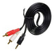 Audio Cable 2 RCA Male - Mini Stereo Plug 3.5 mm Reinforced! 0