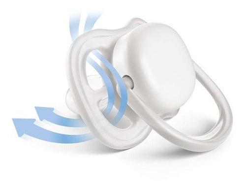 Avent Ultra Air Silicone Pacifier 0-6m / 6-18m X 1 Unit 2