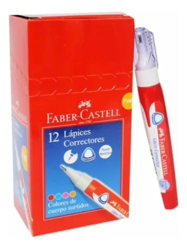 Faber Castell Corrector Pencil 7ml Metal Tip (x12 Unid.) 2