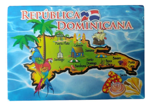 Generic Magnetic Decorative Refrigerator Magnet Original Dominican Republic 0