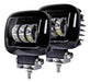 Para Par De Farol Quadrado Ou Redondo 3 Led 30w 5'' Lupa 6d 0