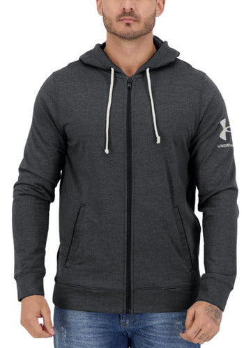 Under Armour Campera Training Rival Terry Lam Hombre Go 0