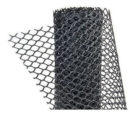 Plastic Mesh Fence - Diamond Pattern 4m x 1.20m Black 6