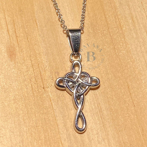 Surgical Steel Amulet Charm Necklace Pendant for Protection, Energy, and Good Luck 22