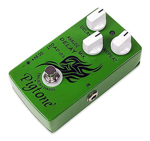 Pigtone Pp-22 Analog Delay Pedal De Efecto De Guitarra Con T 4