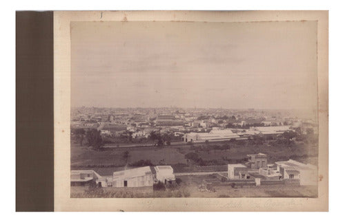 Montevideo Desde Iglesia Aguada Año 1901 - Lámina 45x30 Cm. 0