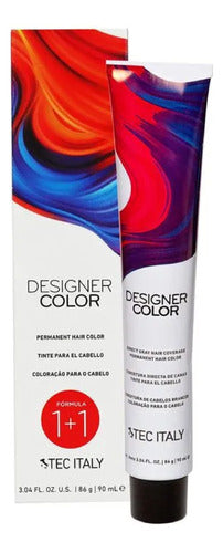 Tec Italy Designer Color Permanent Hair Dye Kit X16 90ml + 2 Oxidants 1