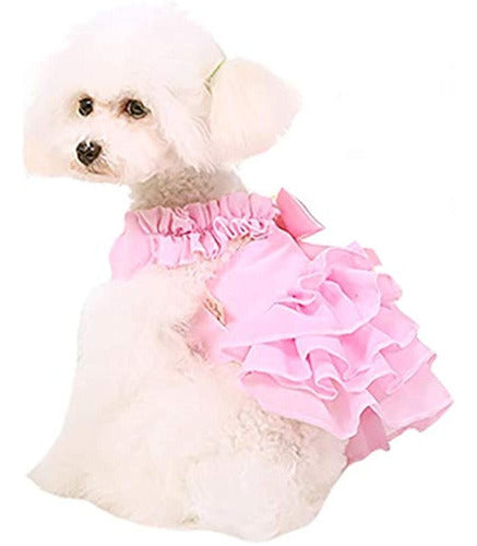 Marupet Falda De Princesa Para Perro Plisada Con Tutu 0