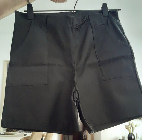Black Glossy Shorts Size 44 Leggings Type 44/46 2