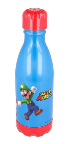 Cresko Botella Con Tapa A Rosca Super Mario Bros Luigi 1