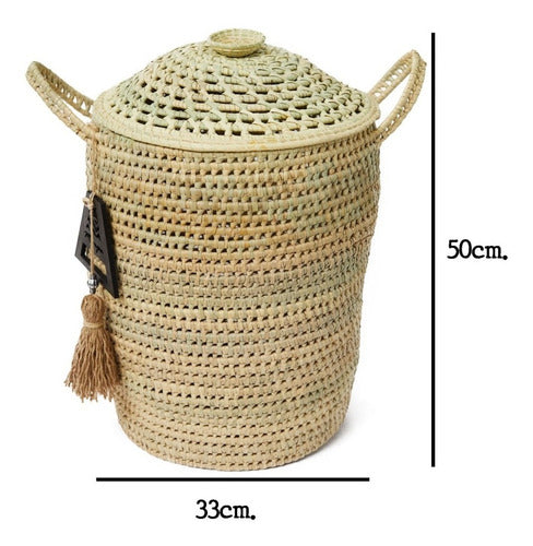 Medium Caranday Mampa Basket with Lid 3
