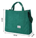 Set of 2 Small Women's Handbags Crossbody Shoulder Bag in Soft Corduroy Fabric 22