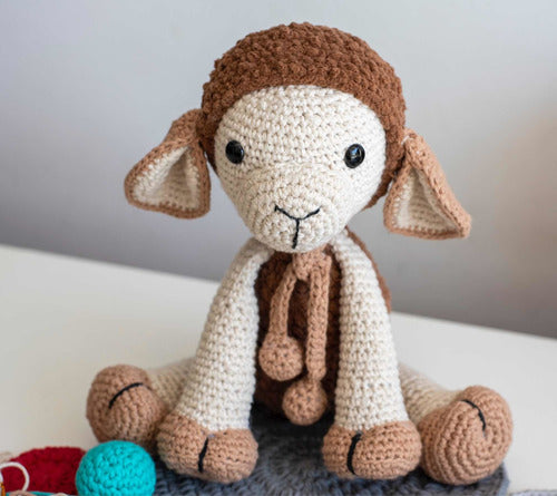 Handmade Sheep Amigurumi Crochet Toy - Cotton and Chenille Yarn! 5