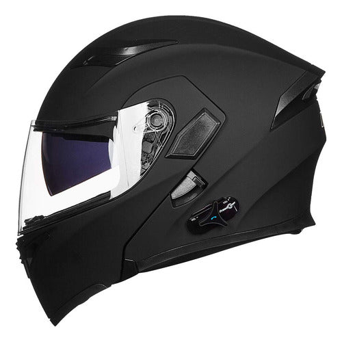 ILM Motorcycle Helmet Modular with Bluetooth, Dual Visor and FM Radio 0