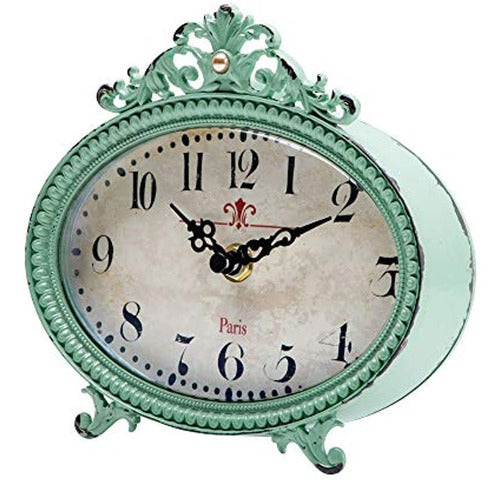 Nikky Home Reloj De Mesa Estilo Vintage 3