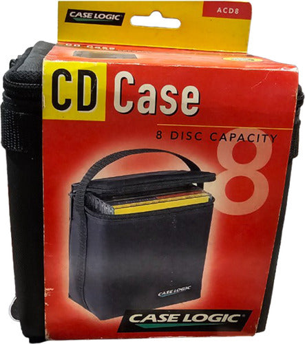 Case Logic ACD8 Bolsito Para 8 CDs Originales Vintage 1998 0