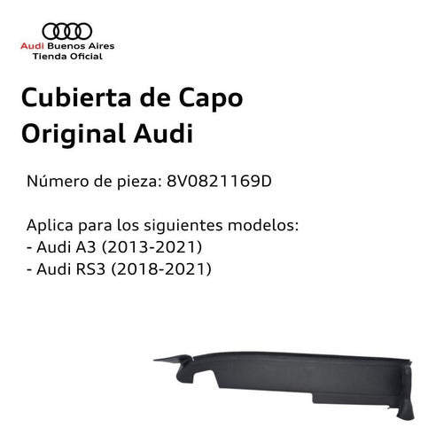 Cubierta De Capo Audi 8v0-821-169-d 1