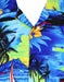 V.H.O. Funky Hawaiian Shirt, Shortsleeve, Surf, Blue, XS 3