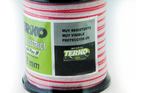 Terko Electric Tape for Livestock or Horses 1.2cm 200meters 1